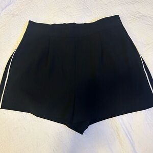 Babaton High Waist Black Shorts